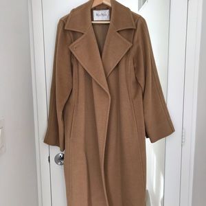Max Mara Icon Manuela Camel Hair Wool Coat